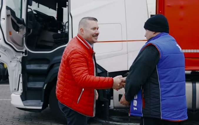 Erfolgreiche Recruiting von LKW-Fahrern (Die Bildrechte liegen bei dem Verfasser der Mitteilung.)