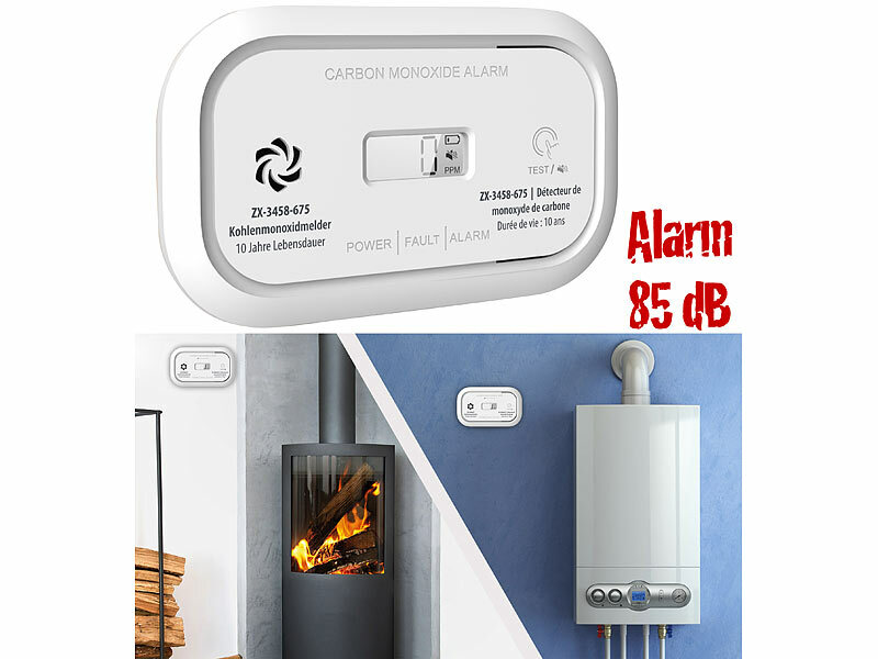 VisorTech Digitaler Kohlenmonoxid-Melder COM-180, 85 dB (Die Bildrechte liegen bei dem Verfasser der Mitteilung.) VisorTech Digitaler Kohlenmonoxid-Melder COM-180, 85 dB (Die Bildrechte liegen bei dem Verfasser der Mitteilung.)