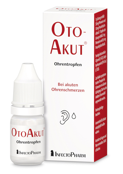 OtoAkut®Ohrentropfen bei akuten Ohrenschmerzen (PZN: 18707705, UVP: 8,20€)©InfectoPharm (Die Bildrechte liegen bei dem Verfasser der Mitteilung.)