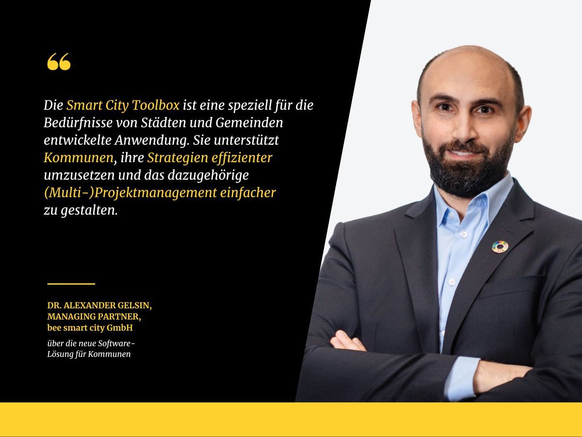 bee smart city präsentiert Software für Kommunen auf der SCCON in Berlin (© ) bee smart city präsentiert Software für Kommunen auf der SCCON in Berlin (© )
