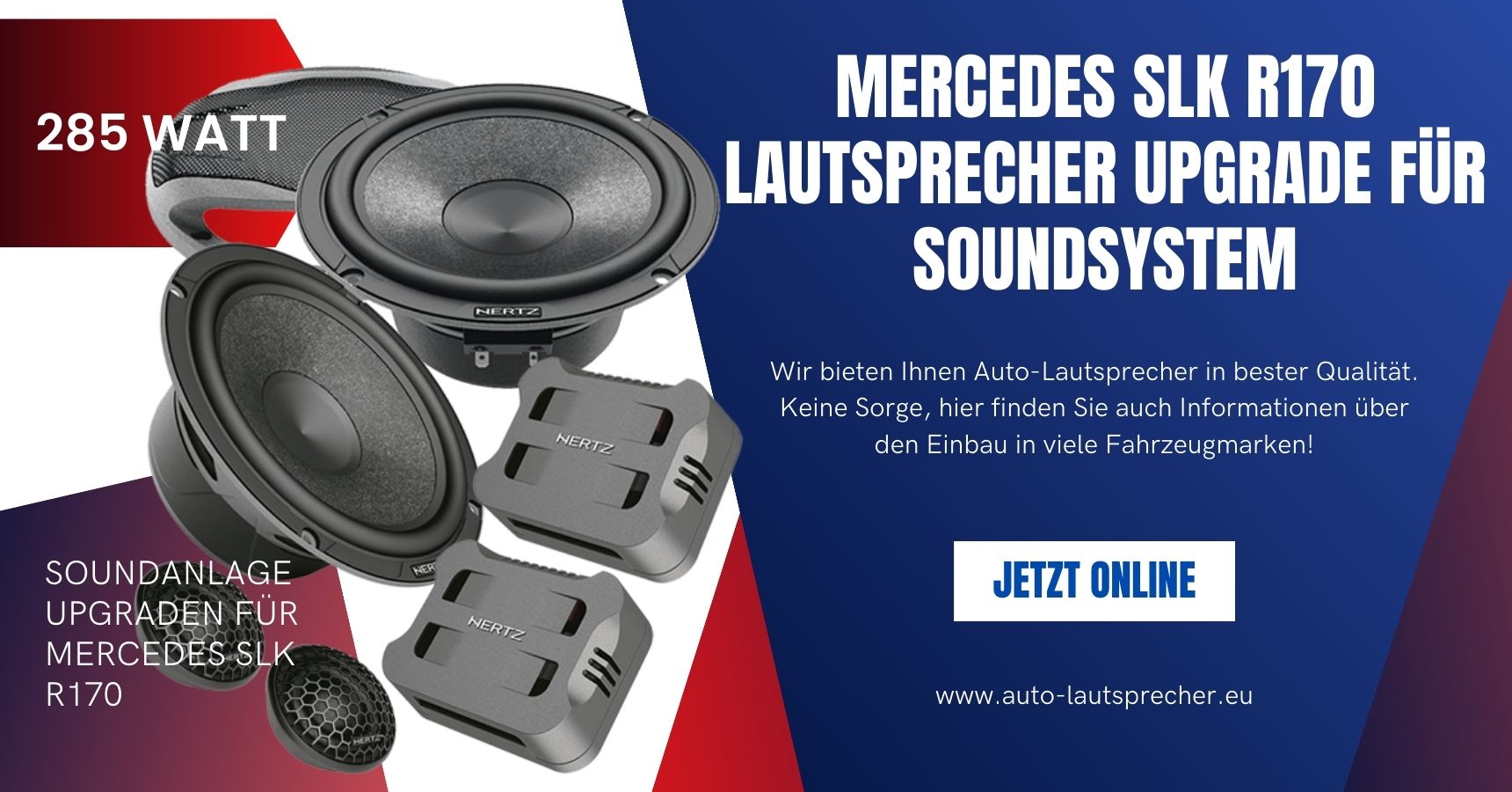 Mercedes SLK R170 Lautsprecher Upgrade für Soundsystem (Die Bildrechte liegen bei dem Verfasser der Mitteilung.) Mercedes SLK R170 Lautsprecher Upgrade für Soundsystem (Die Bildrechte liegen bei dem Verfasser der Mitteilung.)