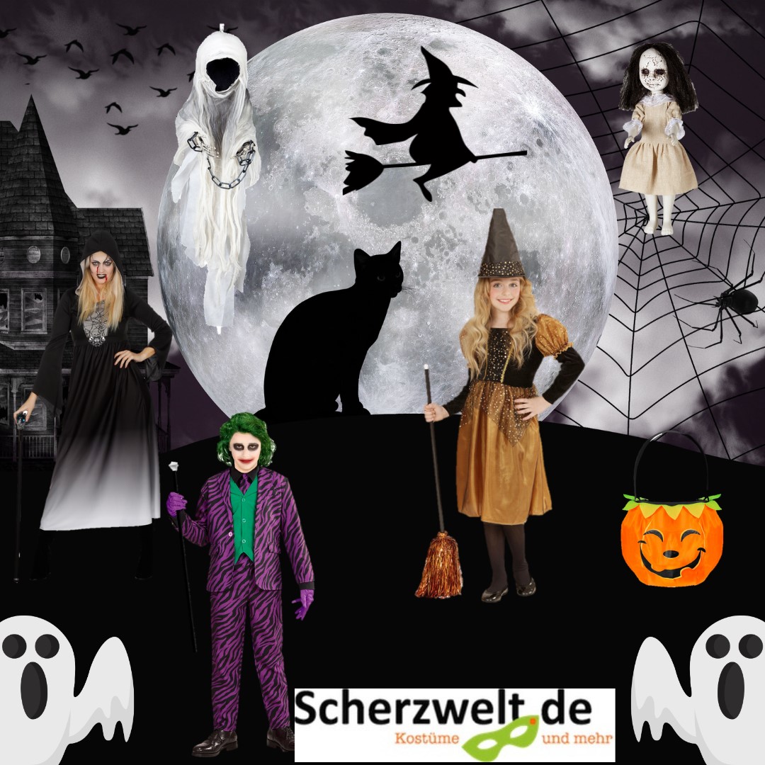 Halloween Verkleidungen und Deko (Die Bildrechte liegen bei dem Verfasser der Mitteilung.)