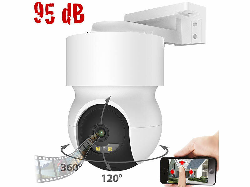 7links 2K-Pan-Tilt-Outdoorkamera IPC-392, Farb-Nachtsicht IP65 (Die Bildrechte liegen bei dem Verfasser der Mitteilung.) 7links 2K-Pan-Tilt-Outdoorkamera IPC-392, Farb-Nachtsicht IP65 (Die Bildrechte liegen bei dem Verfasser der Mitteilung.)