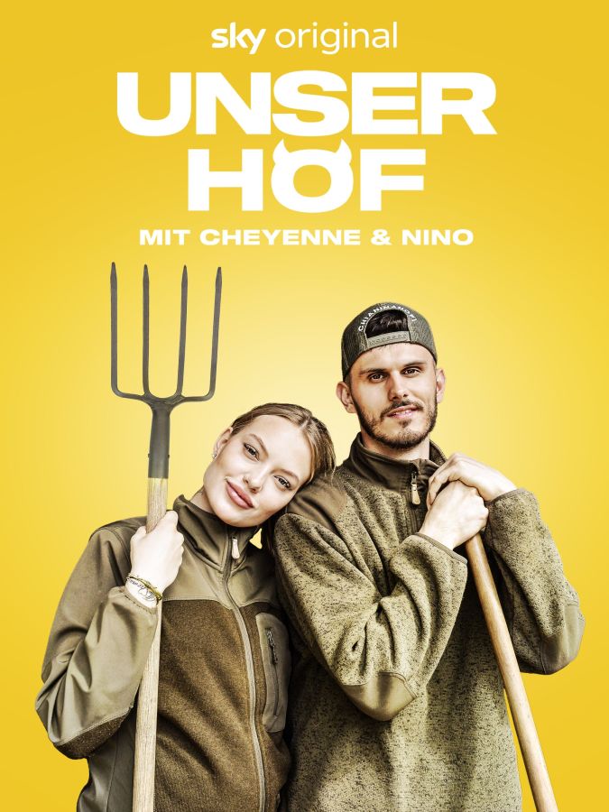 Jungbauern-Paar: Cheyenne Ochsenknecht mit Nino (© Sky Deutschland/ Stefanie Schumacher) Jungbauern-Paar: Cheyenne Ochsenknecht mit Nino (© Sky Deutschland/ Stefanie Schumacher)