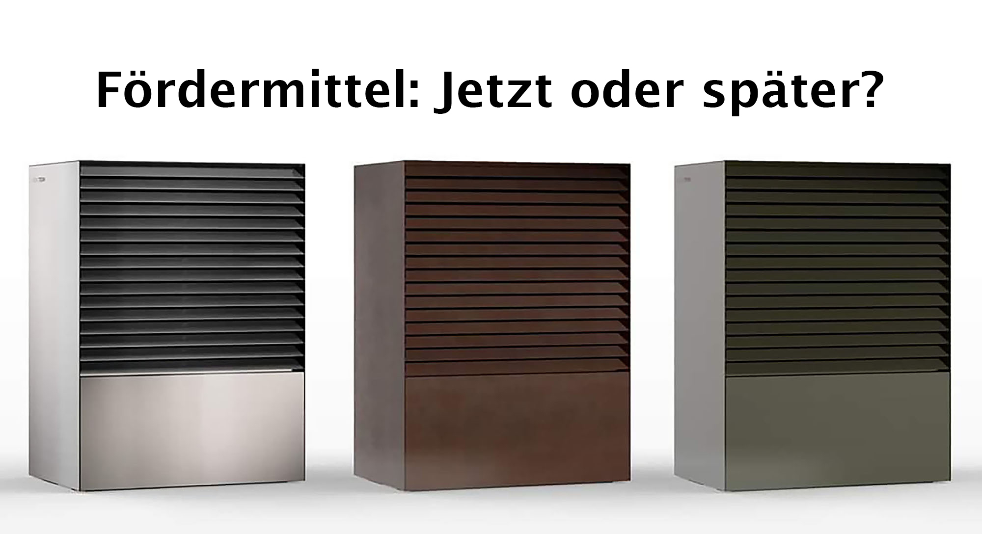 Es gibt bis zu 70 Prozent Förderung ab 2024. Es gibt bis zu 70 Prozent Förderung ab 2024.