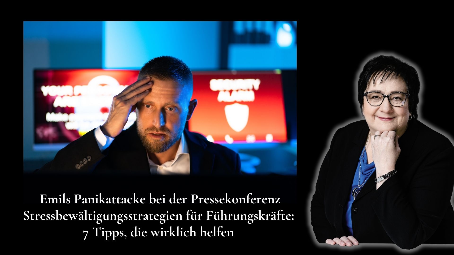 Emils Panikattacke bei der PressekonferenzStressbewältigungsstrategien für Führungskräfte:7 Tipps (Die Bildrechte liegen bei dem Verfasser der Mitteilung.) Emils Panikattacke bei der PressekonferenzStressbewältigungsstrategien für Führungskräfte:7 Tipps (Die Bildrechte liegen bei dem Verfasser der Mitteilung.)