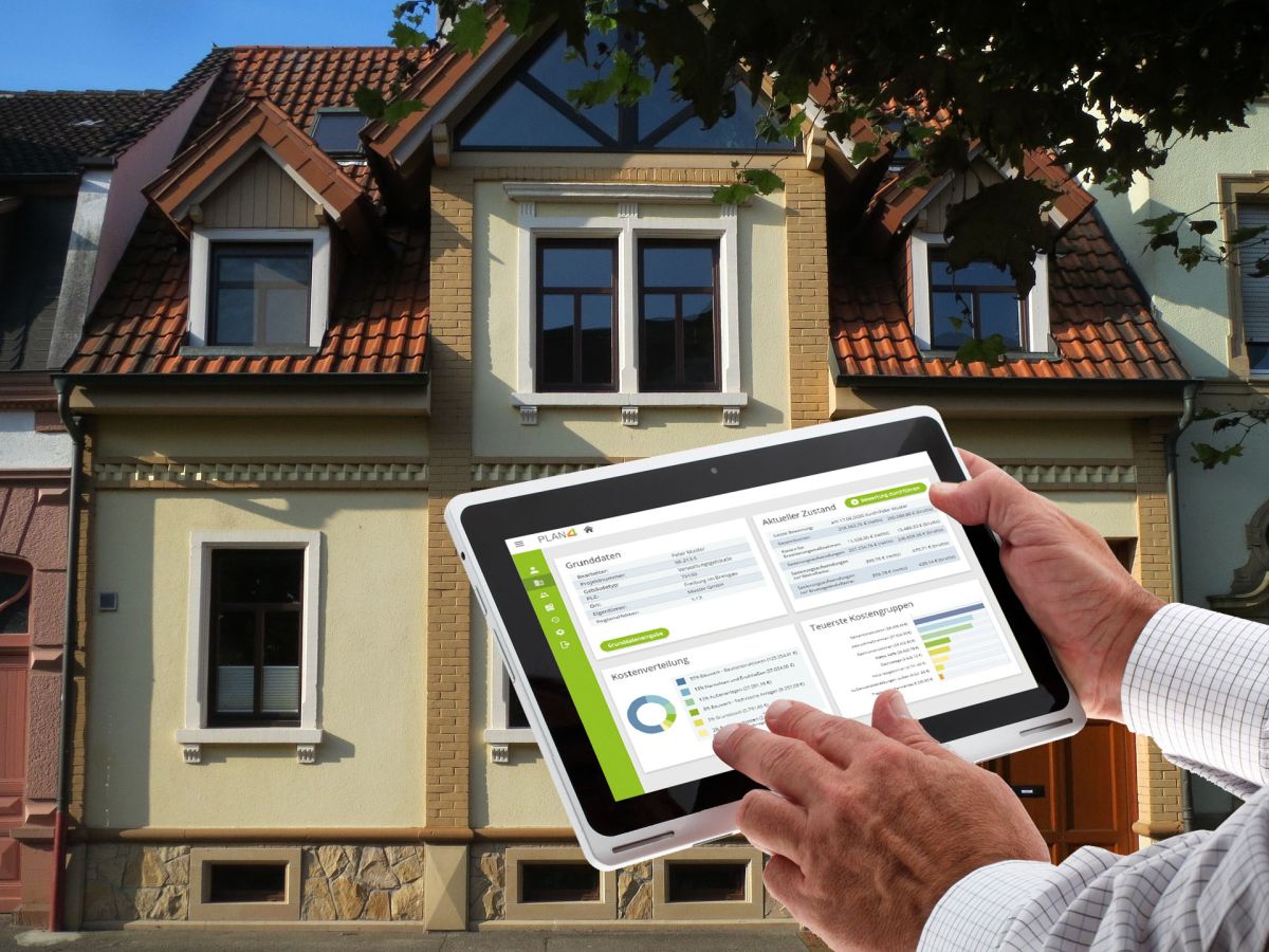 Der Sanierungsbedarf von Gebäuden wird mit der PLAN4 Software ermittelt. (© Bild: PLAN4) Der Sanierungsbedarf von Gebäuden wird mit der PLAN4 Software ermittelt. (© Bild: PLAN4)