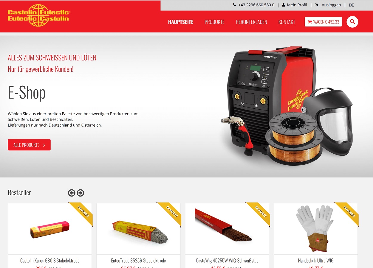 Castolin Eutectic - Webshop Österreich