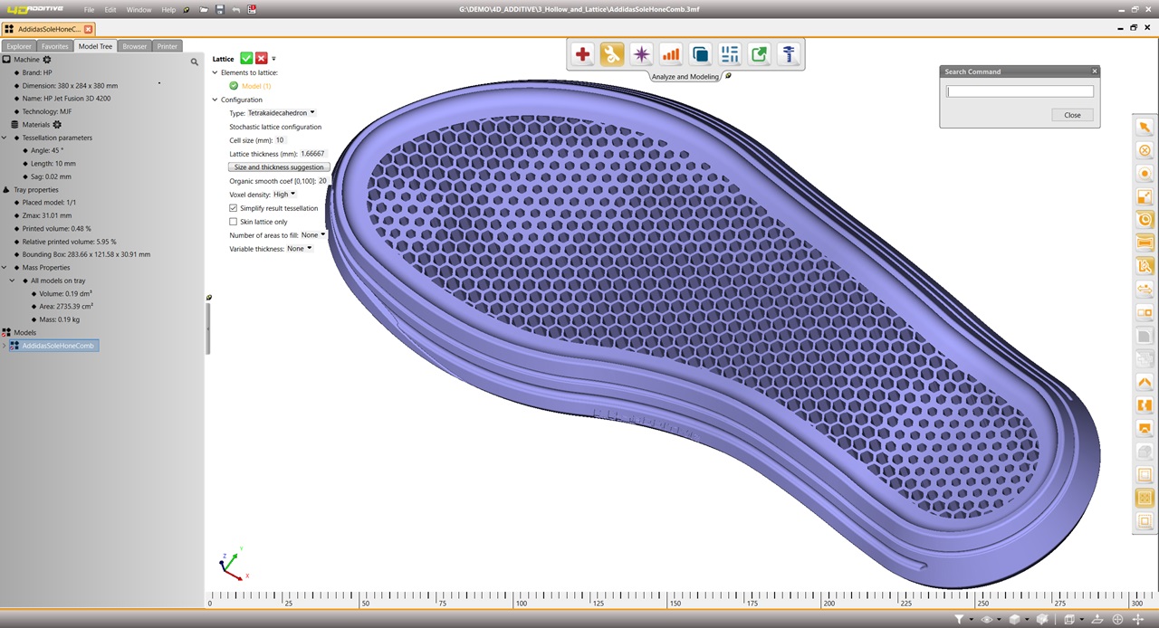 Erzeugung von Gitterstrukturen komplexer Gegenstände mit dem weiterentwickelten Tool 4D_Additive (Bildquelle: CoreTechnologie GmbH) Erzeugung von Gitterstrukturen komplexer Gegenstände mit dem weiterentwickelten Tool 4D_Additive (Bildquelle: CoreTechnologie GmbH)