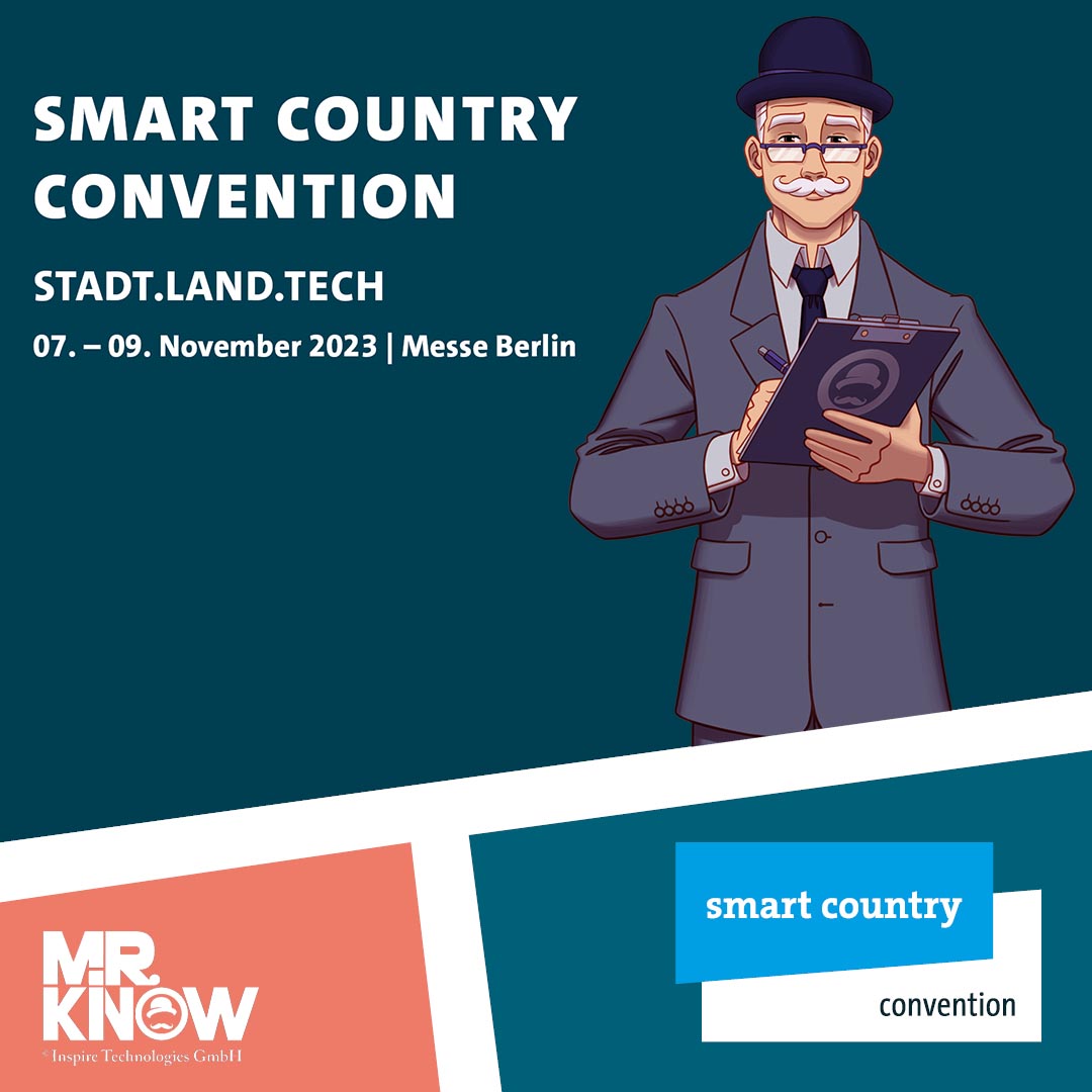 KI- und NO-CODE-BPM-Spezialist MR.KNOW auf der Smart Country Convention 2023 (Die Bildrechte liegen bei dem Verfasser der Mitteilung.)