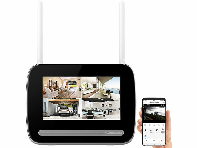 VisorTech Funk-Überwachungsrekorder DSC-500.nvr V2 für 2K-Kameras mit App (ZX-5425), www.pearl.de (Die Bildrechte liegen bei dem Verfasser der Mitteilung.) VisorTech Funk-Überwachungsrekorder DSC-500.nvr V2 für 2K-Kameras mit App (ZX-5425), www.pearl.de (Die Bildrechte liegen bei dem Verfasser der Mitteilung.)