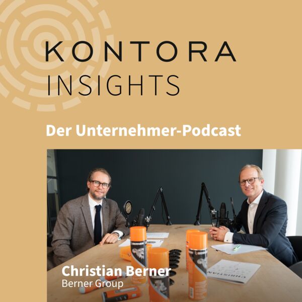 Das Cover der neuen Folge Kontora Insights mit Christian Berner und Patrick Maurenbrecher (Die Bildrechte liegen bei dem Verfasser der Mitteilung.)