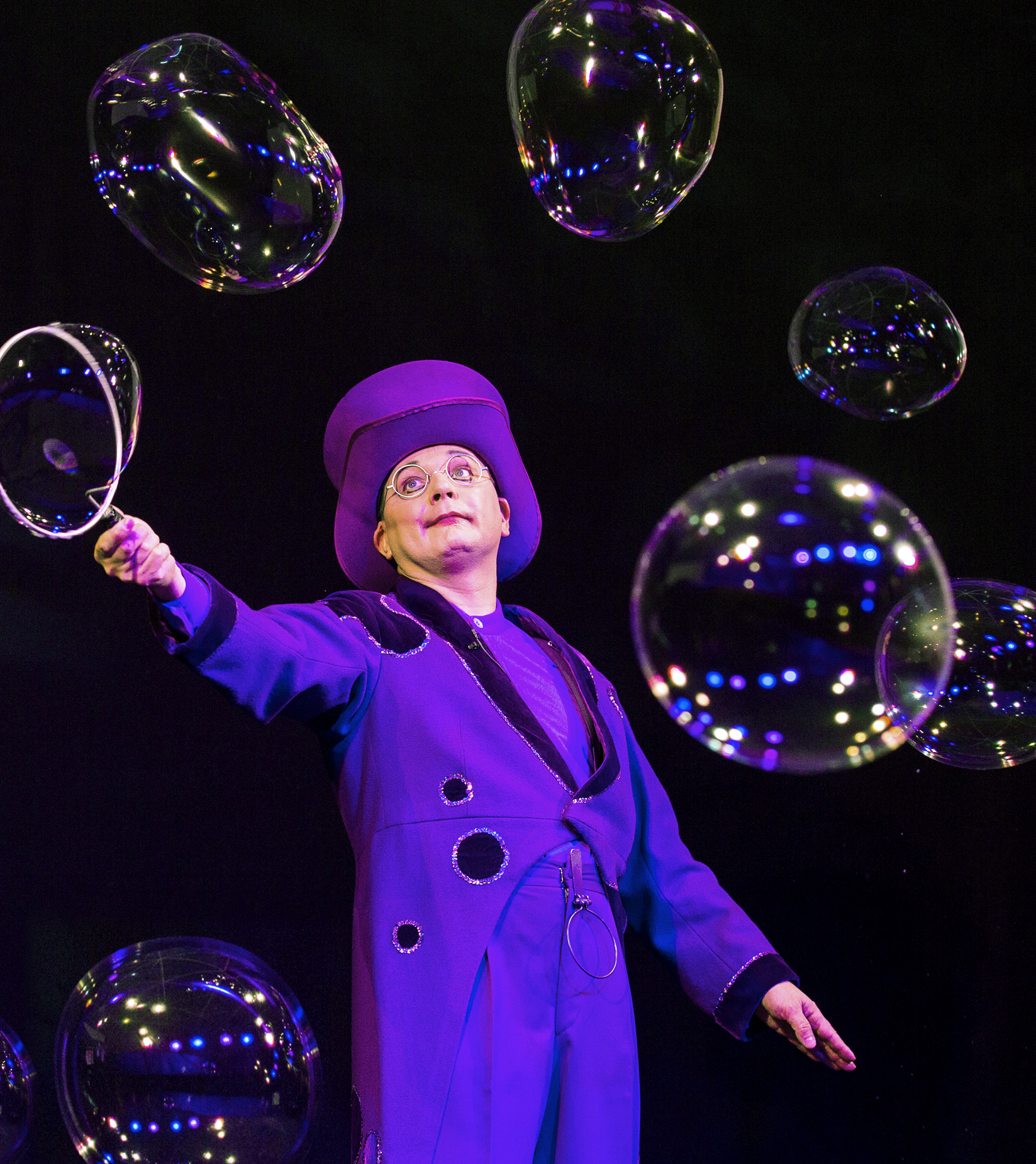 Jubiläum wurde mit Seifenblasen Show gefeiert