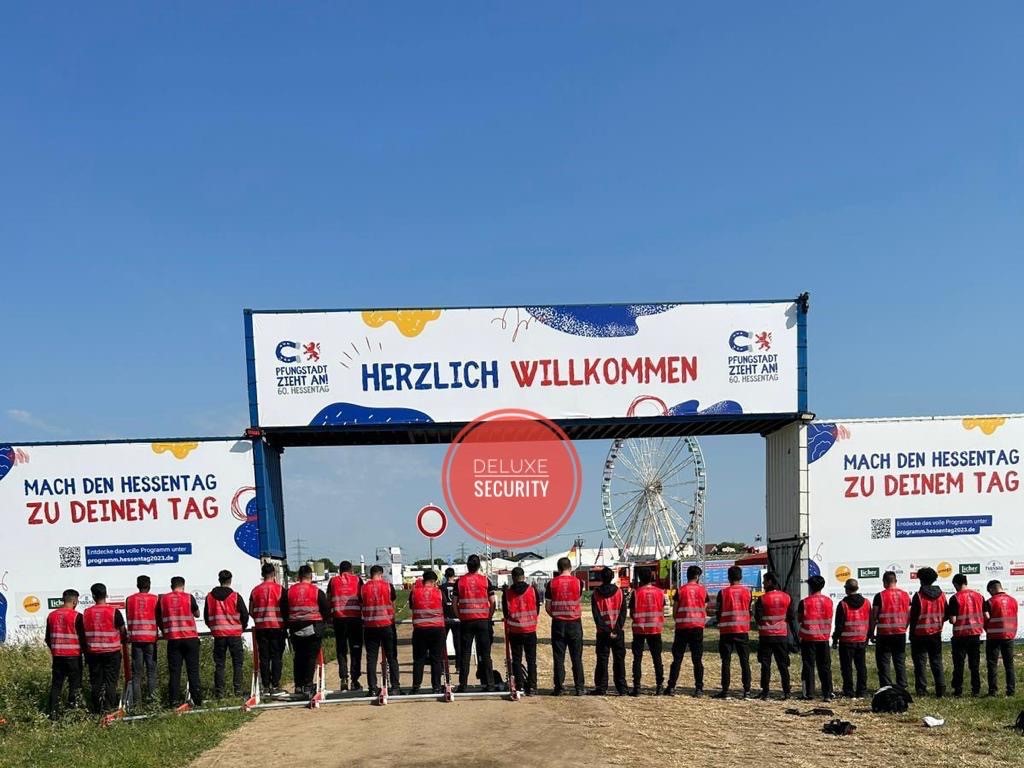 Hessentag Security Ordner Parkplatzwächter Parkplatzeinweiser Brandwache Werkschutz Eventschutz 
