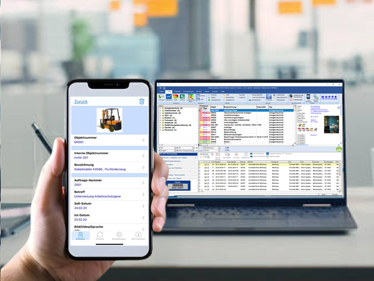 Wartungsplaner-APP vereinfacht die Abläufe im Wartungsmanagement (Die Bildrechte liegen bei dem Verfasser der Mitteilung.) Wartungsplaner-APP vereinfacht die Abläufe im Wartungsmanagement (Die Bildrechte liegen bei dem Verfasser der Mitteilung.)
