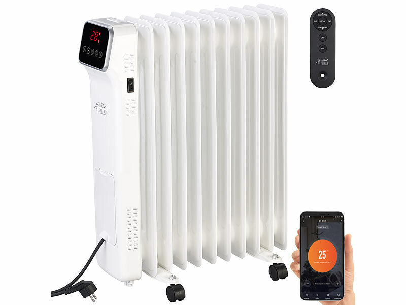 Sichler Haushaltsgeräte WLAN-Ölradiator mit App und Fernbedienung (Die Bildrechte liegen bei dem Verfasser der Mitteilung.)