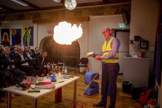 Zündender Vortrag: Wasserstoff-Pionier Christian Machens; Rechte Wasserstoff Hub RKN/Rheinland e.V. 