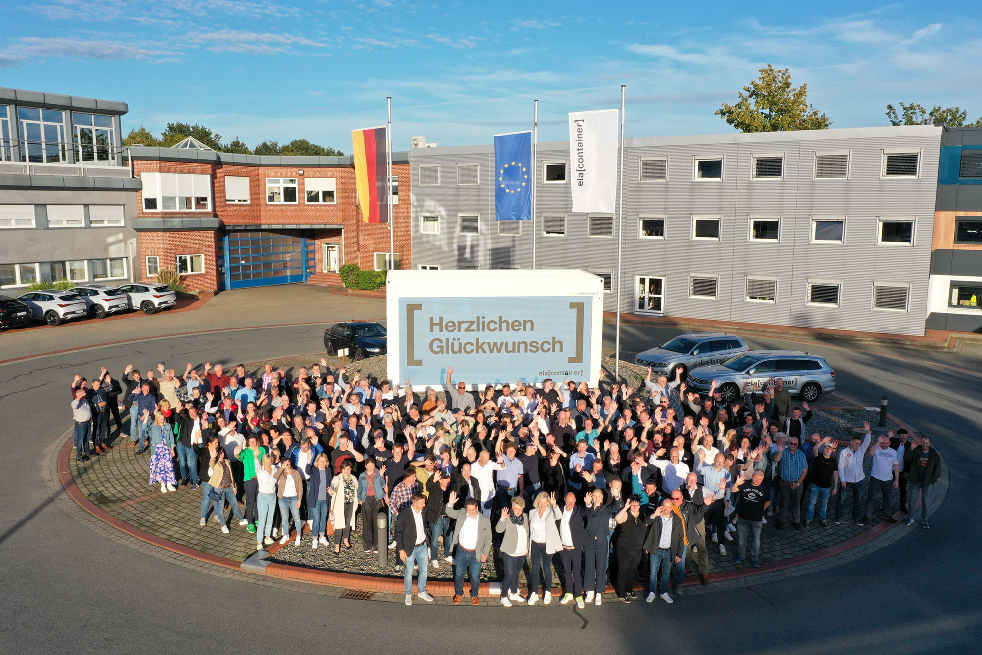 236 Jubilare der letzten vier Jahre feierten insgesamt 4.290 Jahre Betriebszugehörigkeit bei ELA Container.