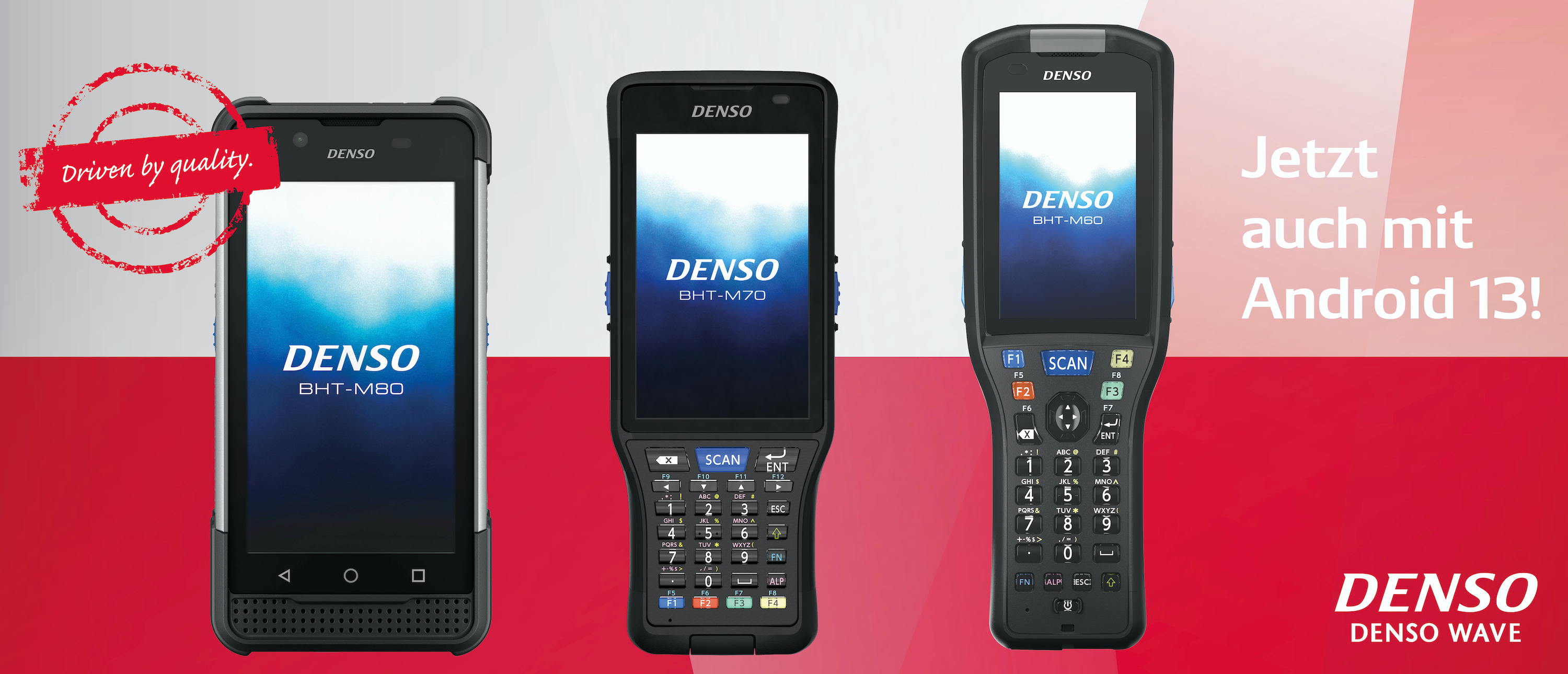 Die BHT-M-Serie von DENSO, Teil der Toyota Gruppe, ist ab sofort mit Android 13 erhältlich.