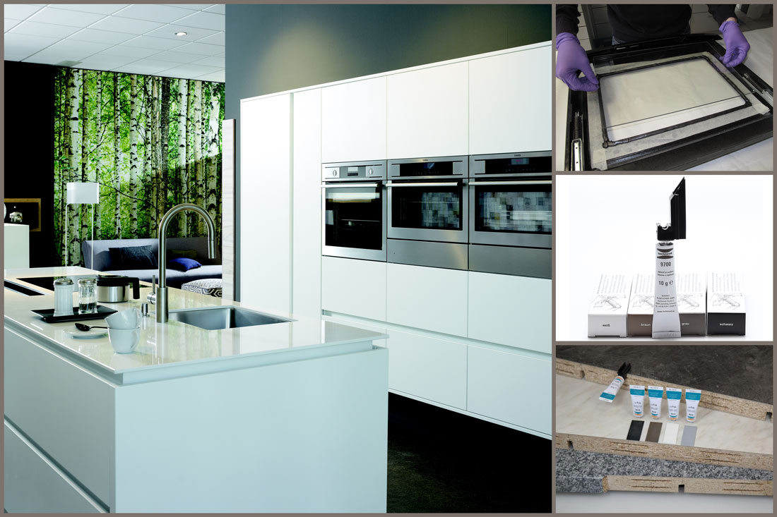 Höchste Qualität beim Abdichten von Stoßkanten garantiert der Hybridklebstoff technicoll®9700. (Die Bildrechte liegen bei dem Verfasser der Mitteilung.)