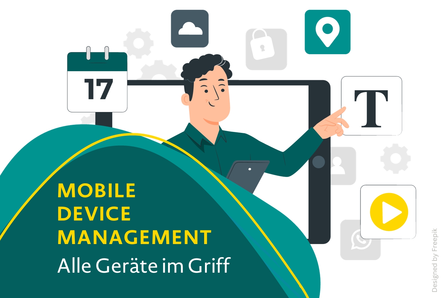 Deskcenter bietet für seine MDM-Lösung noch bis zum Jahresende 2023 einen Einsteiger-Rabatt. (Bildquelle: Freepik / Deskcenter) Deskcenter bietet für seine MDM-Lösung noch bis zum Jahresende 2023 einen Einsteiger-Rabatt. (Bildquelle: Freepik / Deskcenter)