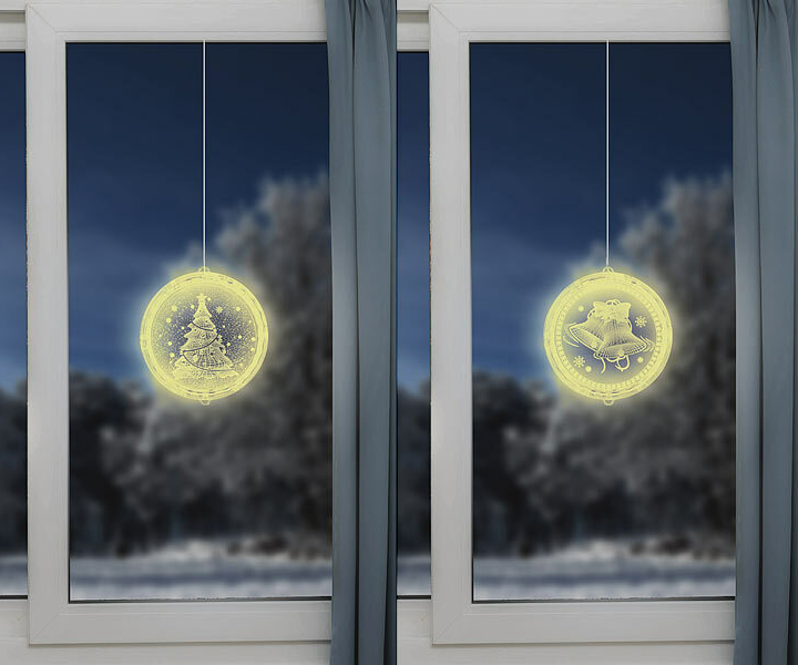 Lunartec Weihnachtliches Fenster-Licht mit Glocken- oder Tannenbaum-Motiv, 26 LEDs, www.pearl.de (Die Bildrechte liegen bei dem Verfasser der Mitteilung.) Lunartec Weihnachtliches Fenster-Licht mit Glocken- oder Tannenbaum-Motiv, 26 LEDs, www.pearl.de (Die Bildrechte liegen bei dem Verfasser der Mitteilung.)