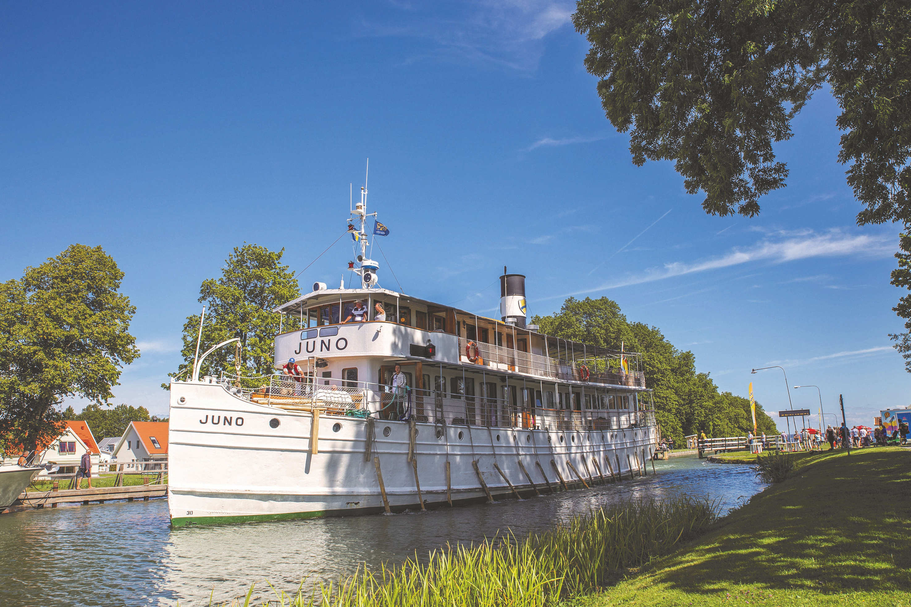 Aviation& Tourism International eine ganz besondere Göta-Kanal-Reise mit der"MS Juno". (Bildquelle: Göta-Kanal)