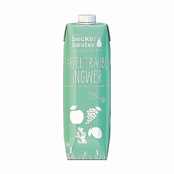 Apfel-Traube-Ingwer, Rechte bei beckers bester Apfel-Traube-Ingwer, Rechte bei beckers bester