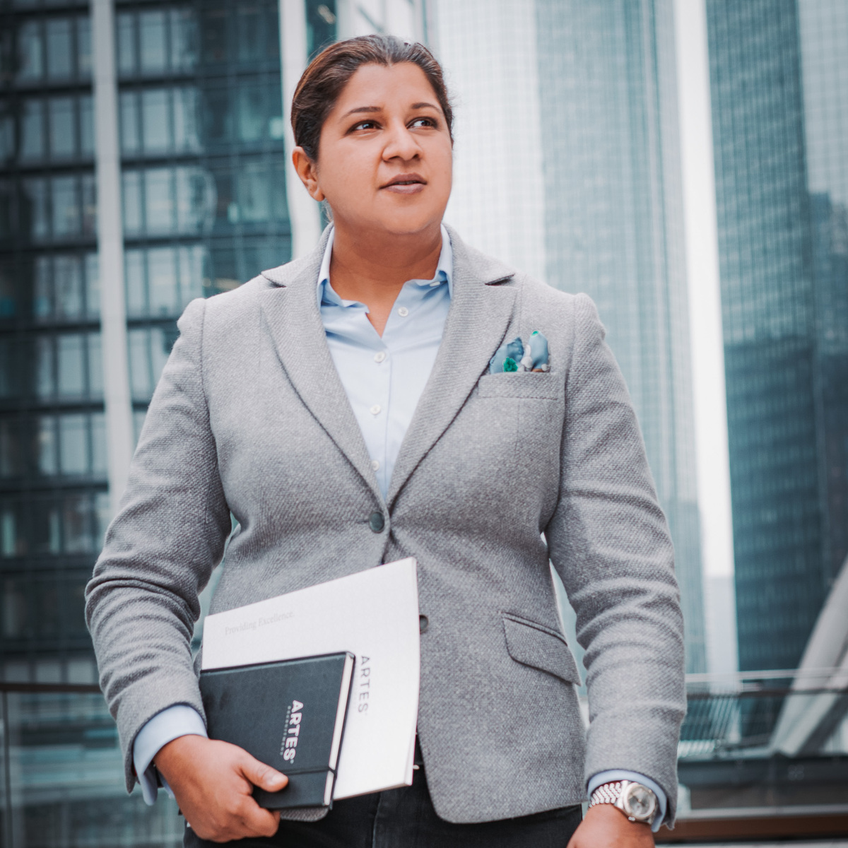 Bushra Nadeem, Founder und Managing Director von ARTES Recruitment (Bildquelle: ARTES Recruitment/Maria Kamperidis)