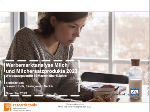 Werbemarktanalyse Milch und Milchersatzprodukte 2023 Werbemarktanalyse Milch und Milchersatzprodukte 2023