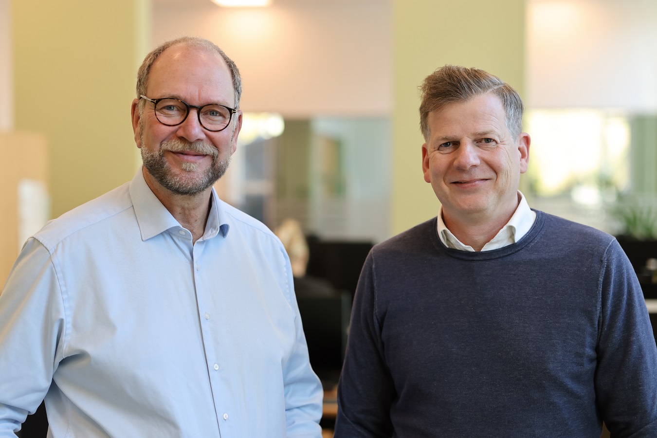 CEO von BeGreen, Anders Dolmer und Lars Josten, Geschäftsführer von BeGreen in Deutschland