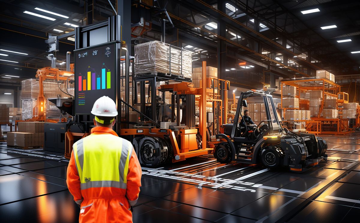Auch im Produktionsbereich nimmt die Zahl der Digitalen Schwarzen Bretter zu. (© Wrocklage Werbewerkstatt) Auch im Produktionsbereich nimmt die Zahl der Digitalen Schwarzen Bretter zu. (© Wrocklage Werbewerkstatt)