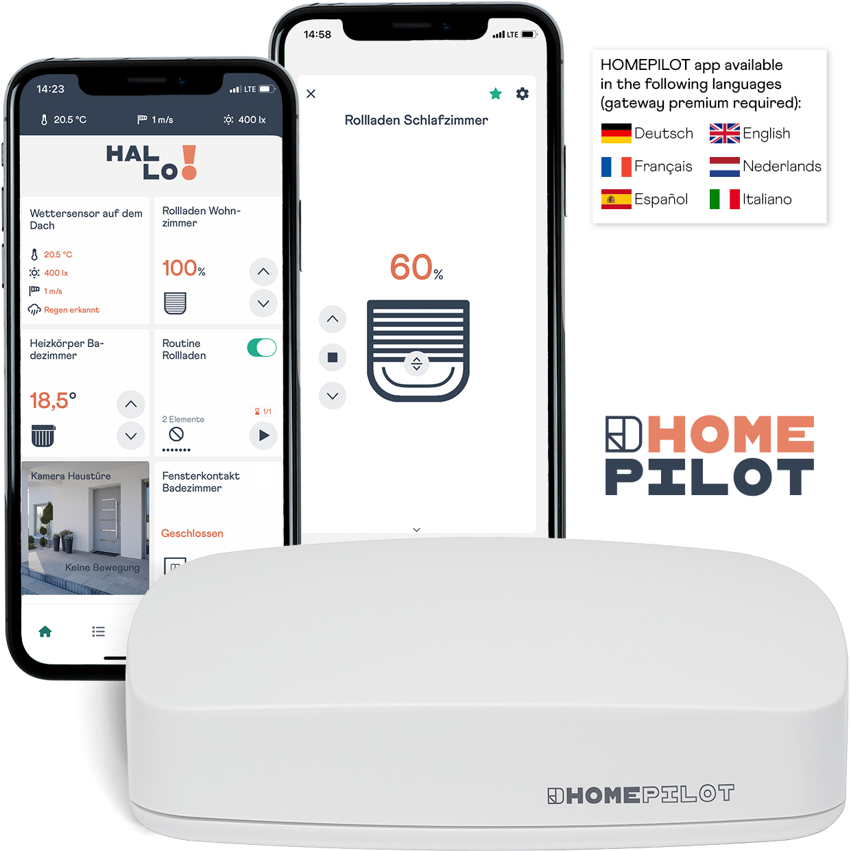 Homepilot Gateway premium (Die Bildrechte liegen bei dem Verfasser der Mitteilung.) Homepilot Gateway premium (Die Bildrechte liegen bei dem Verfasser der Mitteilung.)