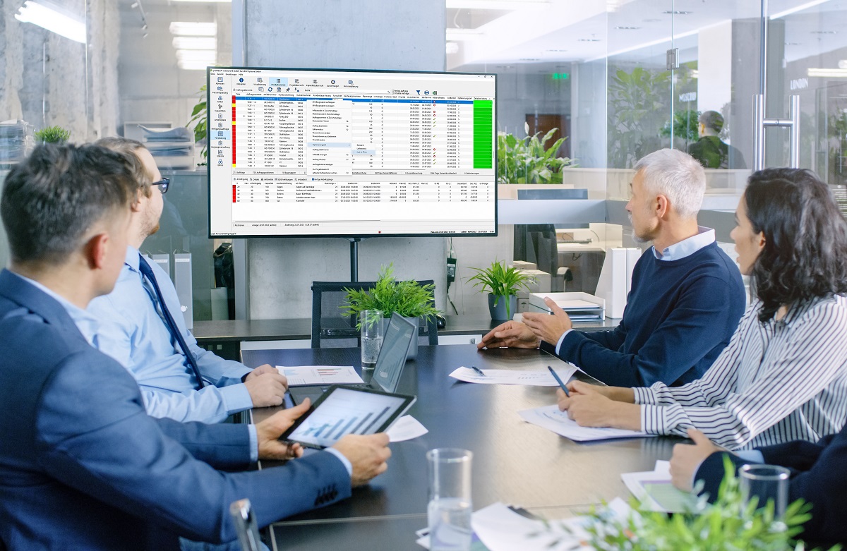 Produktionsaufträge„Just-in-Time“einplanen: Kürzere Durchlaufzeiten mit MES von Sack EDV-Systeme (Bildquelle: iStock-921054692 (gorodenkoff)) Produktionsaufträge„Just-in-Time“einplanen: Kürzere Durchlaufzeiten mit MES von Sack EDV-Systeme (Bildquelle: iStock-921054692 (gorodenkoff))