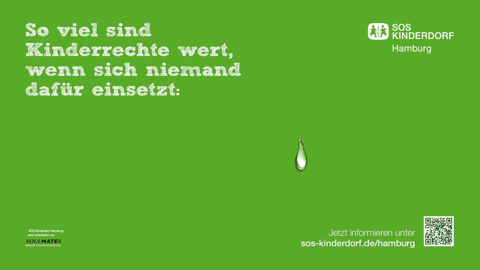 Nichts wert? Eine Träne symbolisiert den Stellenwert von Kinderrechten in der Gesellschaft Nichts wert? Eine Träne symbolisiert den Stellenwert von Kinderrechten in der Gesellschaft
