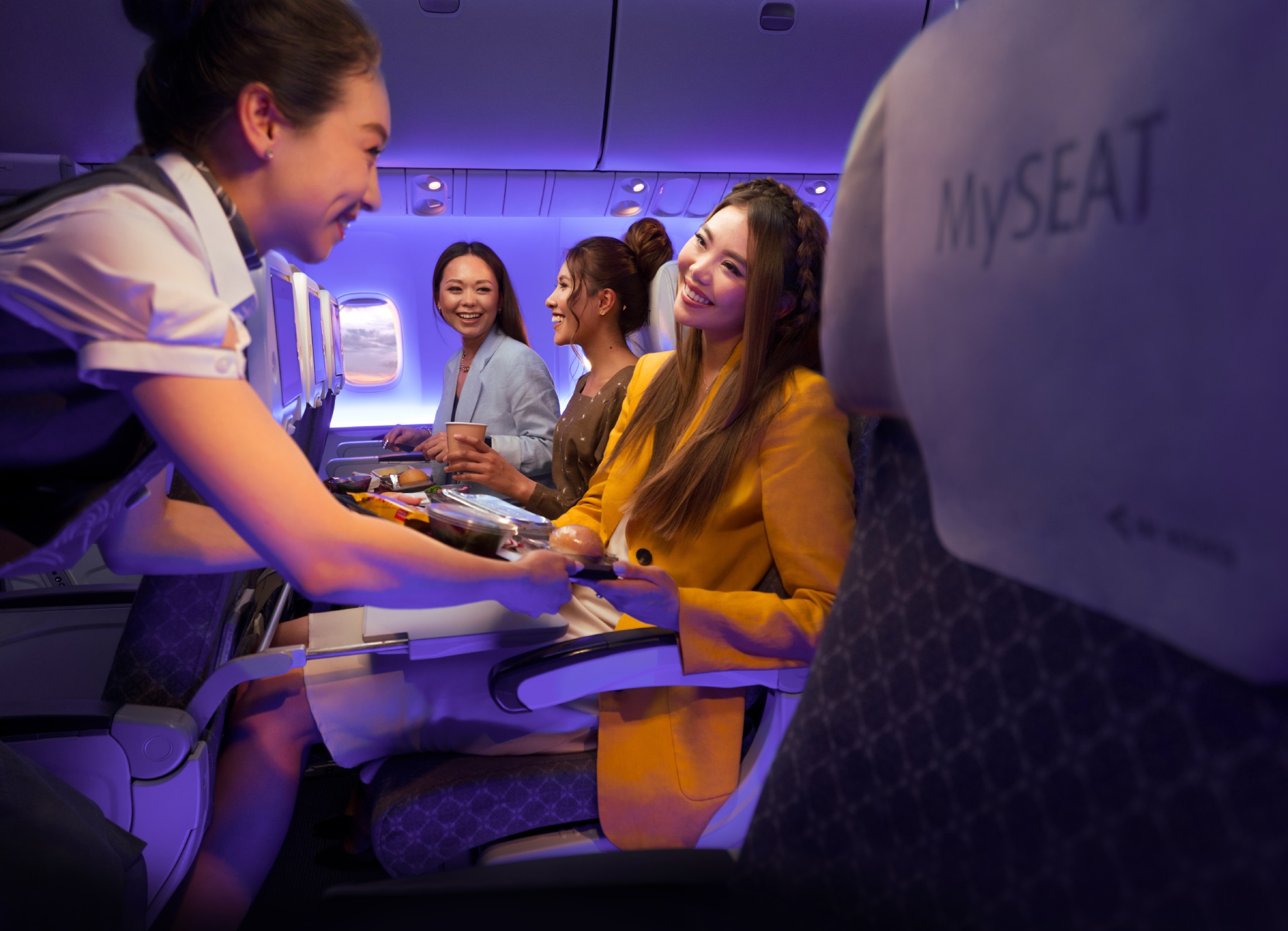 Air Astana wurde einmal mehr für den exzellenten Service auf den Flügen prämiert. (Die Bildrechte liegen bei dem Verfasser der Mitteilung.)