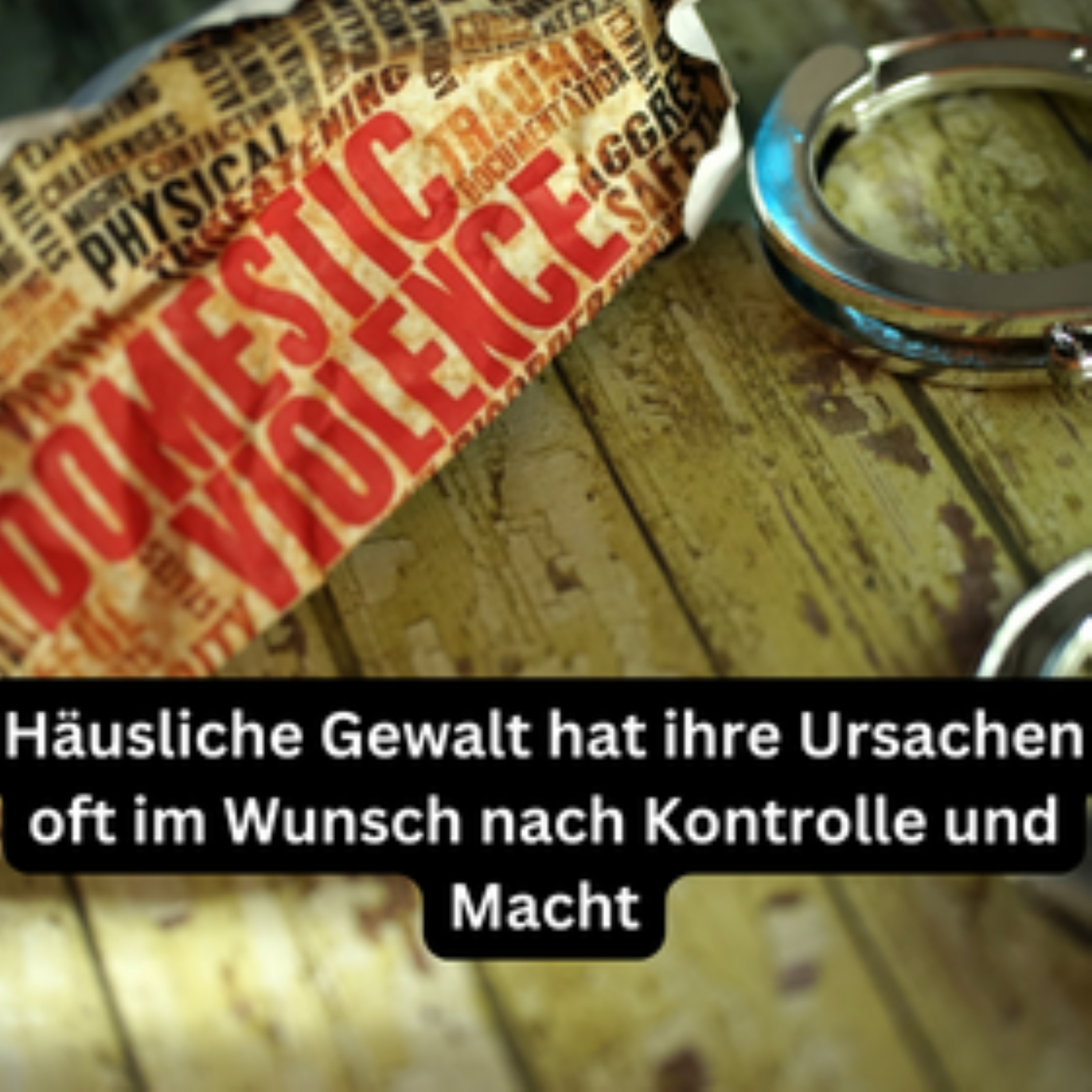 Häusliche Gewalt kann als Reaktion auf einen Kontrollverlust auftreten Häusliche Gewalt kann als Reaktion auf einen Kontrollverlust auftreten