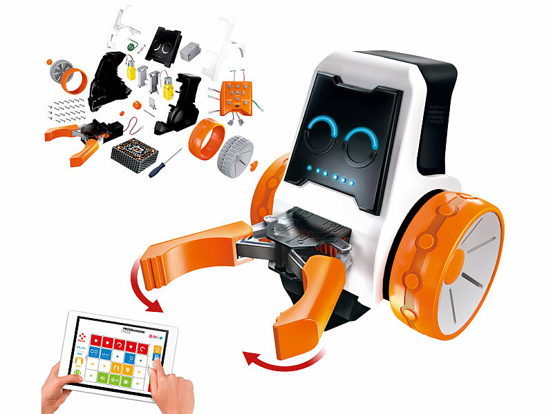 Playtastic Spielzeug-Roboter-Bausatz mit Bluetooth und App (Die Bildrechte liegen bei dem Verfasser der Mitteilung.) Playtastic Spielzeug-Roboter-Bausatz mit Bluetooth und App (Die Bildrechte liegen bei dem Verfasser der Mitteilung.)
