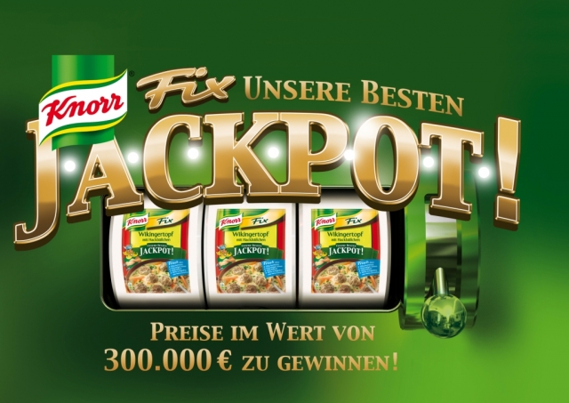 Deutschland jagt den Jackpot: Mit KNORR Fix Preise im Wert von 300.000 Euro gewinnen