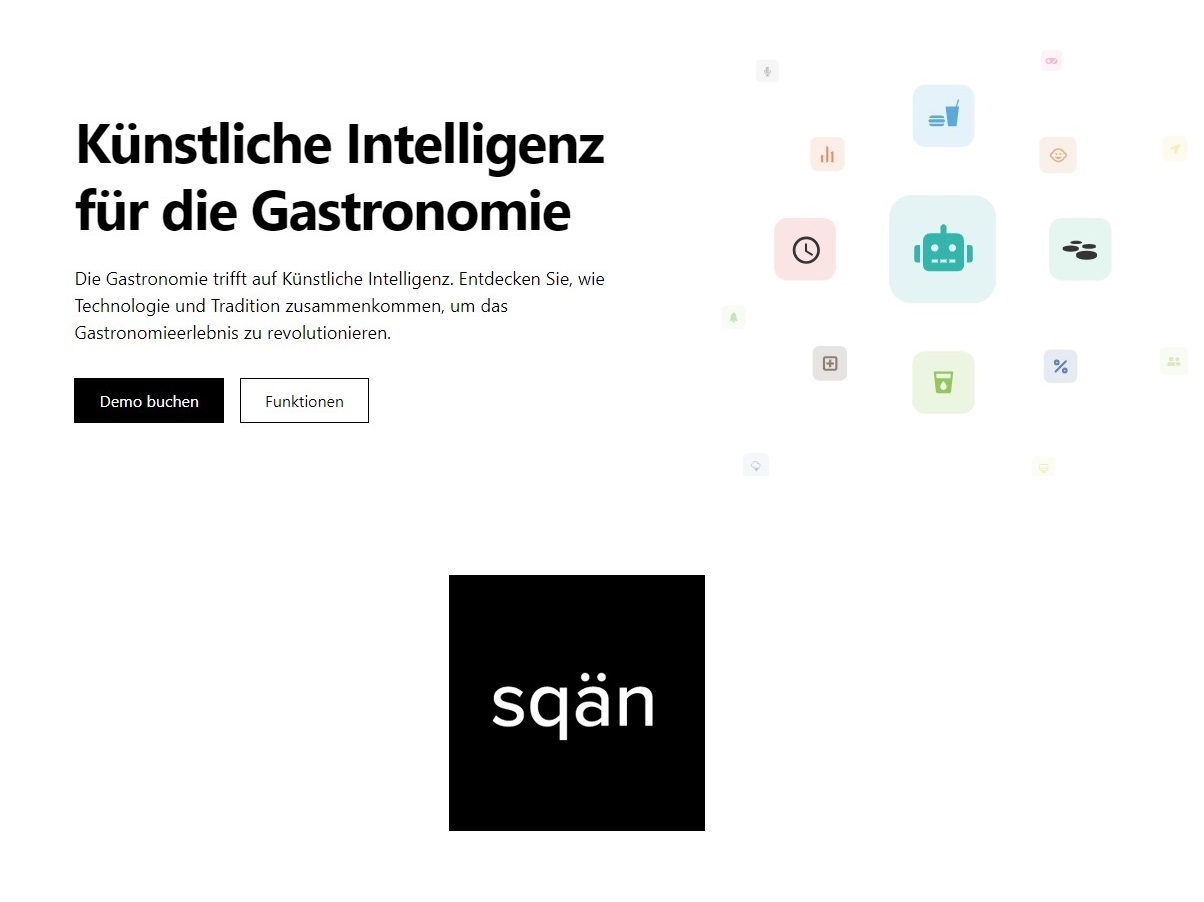 Sqän - Mit Künstlicher Intelligenz durch die Gastrokriese Sqän - Mit Künstlicher Intelligenz durch die Gastrokriese
