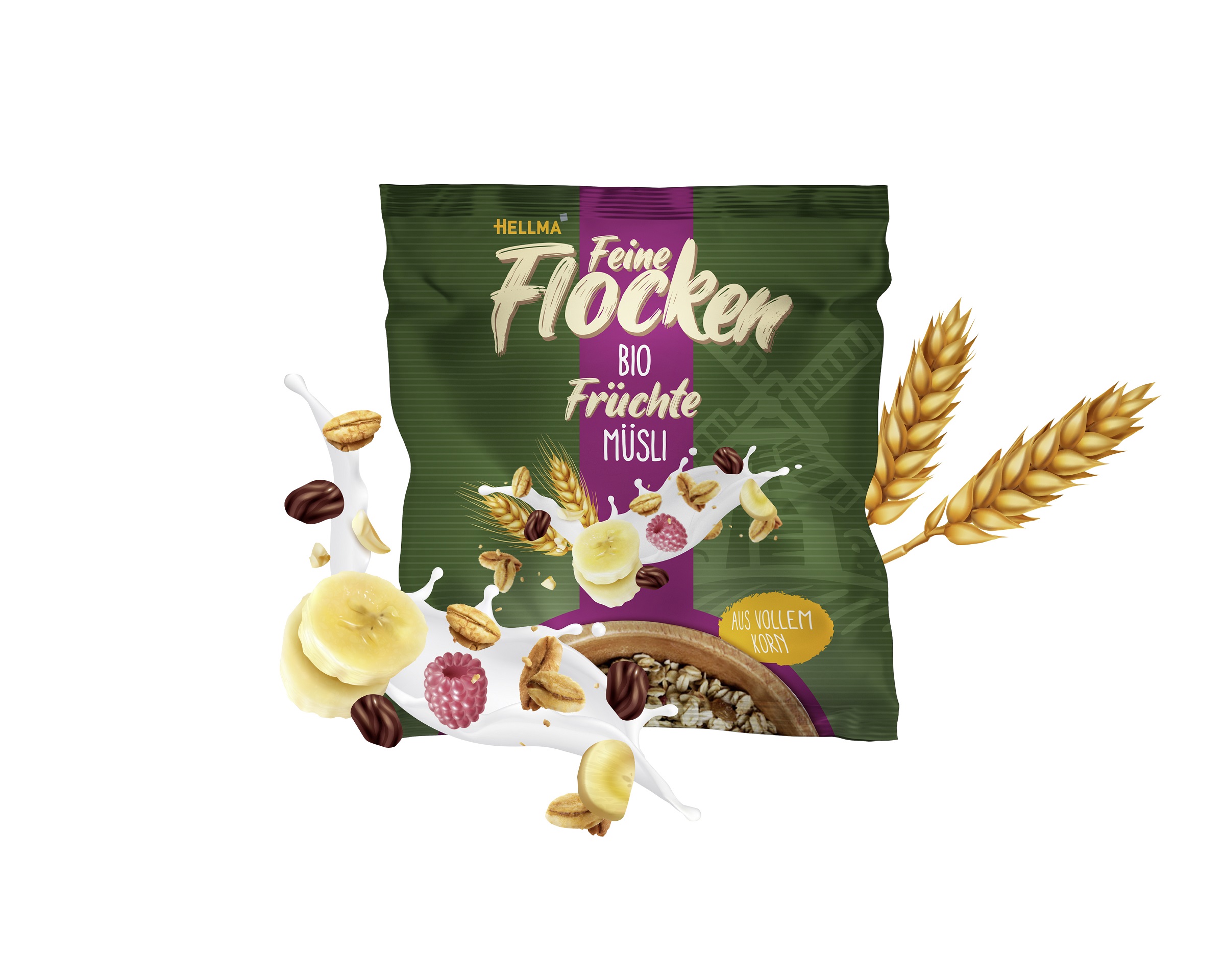 Von Hellma gibt es zwei neue Bio Müsli Sorten in Portion. (Die Bildrechte liegen bei dem Verfasser der Mitteilung.)