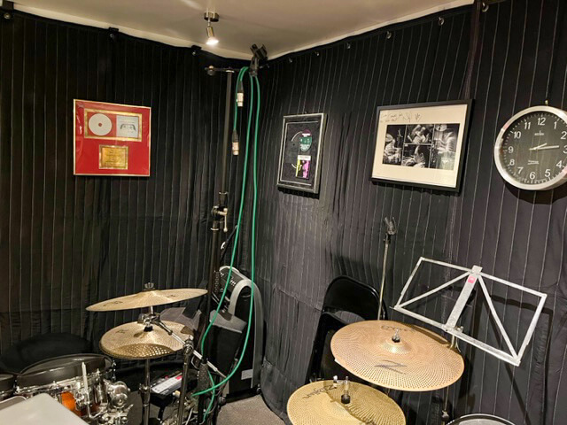 Schallschutz vorhang schlagzeug studio VocalBoothToGo (Die Bildrechte liegen bei dem Verfasser der Mitteilung.)