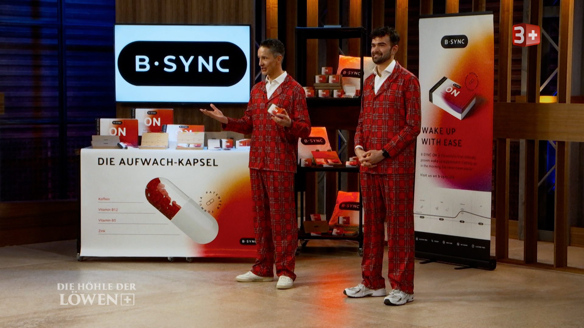 Aufwachkapsel B-Sync On von Galventa begeistert die Löwen (Bildquelle: C CH Media_HDL5_Folge4) Aufwachkapsel B-Sync On von Galventa begeistert die Löwen (Bildquelle: C CH Media_HDL5_Folge4)