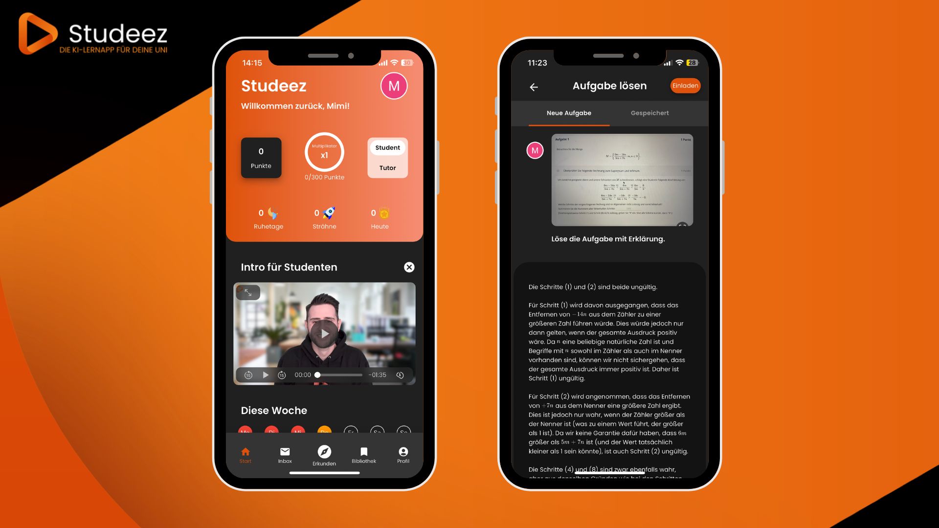 Studeez integriert erfolgreich KI-Tutor in die Lern-App (Die Bildrechte liegen bei dem Verfasser der Mitteilung.) Studeez integriert erfolgreich KI-Tutor in die Lern-App (Die Bildrechte liegen bei dem Verfasser der Mitteilung.)