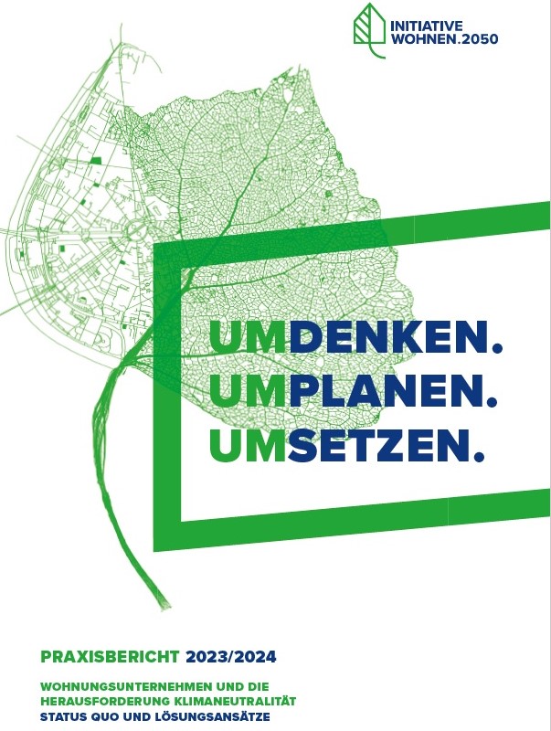 Der 3. Praxisbericht"Umdenken. Umplanen. Umsetzen." der Initiative Wohnen.2050 ist da. (Bildquelle: Initiative Wohnen.2050 e. V.)