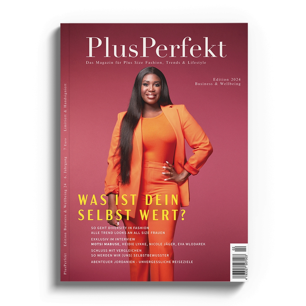 PlusPerfekt Edition Business& Wellbeing mit Coverstar Motsi Mabuse (Bildquelle: PlusPerfekt - Foto: Frank Widemann Photography) PlusPerfekt Edition Business& Wellbeing mit Coverstar Motsi Mabuse (Bildquelle: PlusPerfekt - Foto: Frank Widemann Photography)