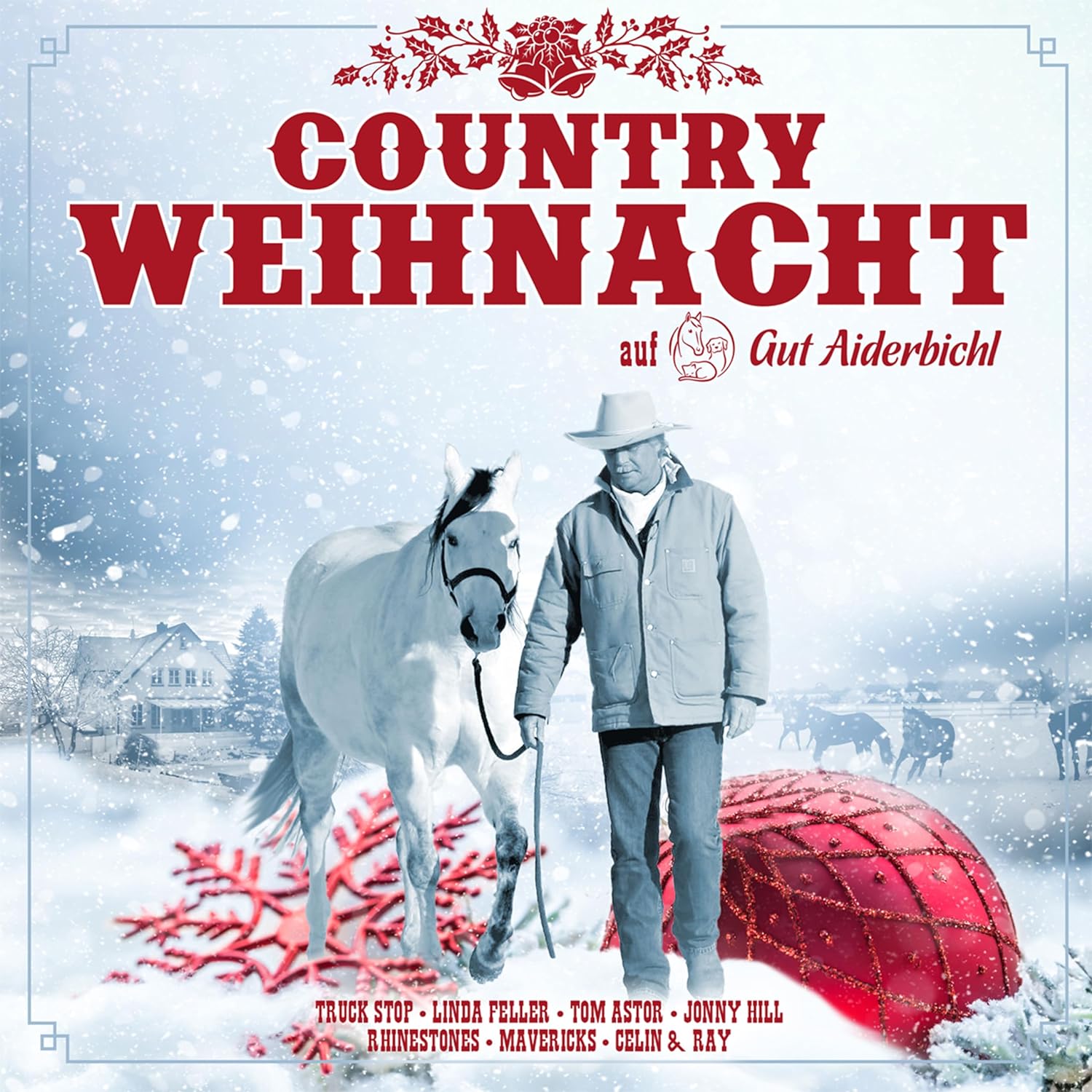 CD zur tierischen TV-Show: Country Weihnacht auf Gut Aiderbichl (Die Bildrechte liegen bei dem Verfasser der Mitteilung.) CD zur tierischen TV-Show: Country Weihnacht auf Gut Aiderbichl (Die Bildrechte liegen bei dem Verfasser der Mitteilung.)