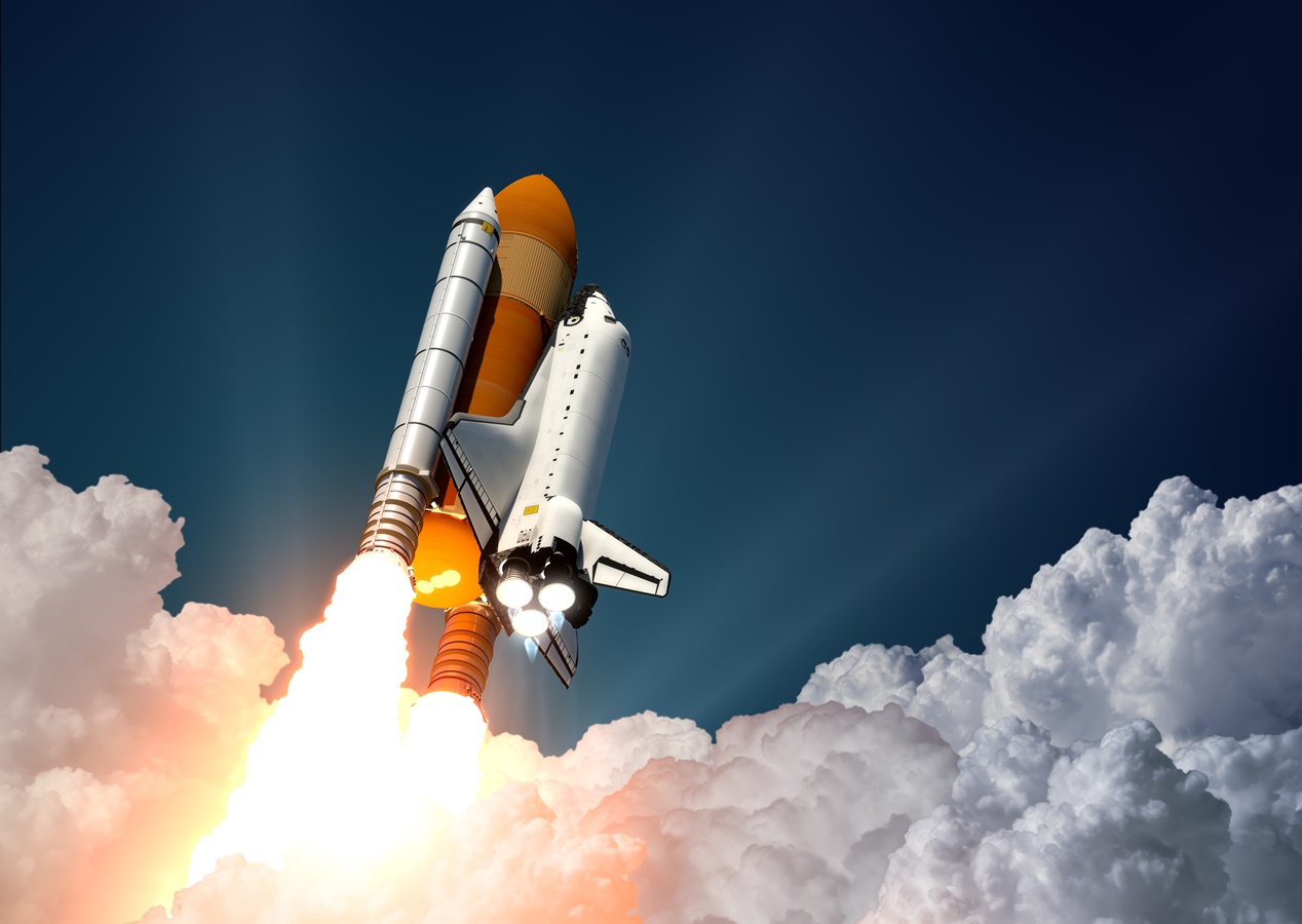 Helium wird auch als Raketentreibstoff verwendet; Quelle: Depositphotos Helium wird auch als Raketentreibstoff verwendet; Quelle: Depositphotos