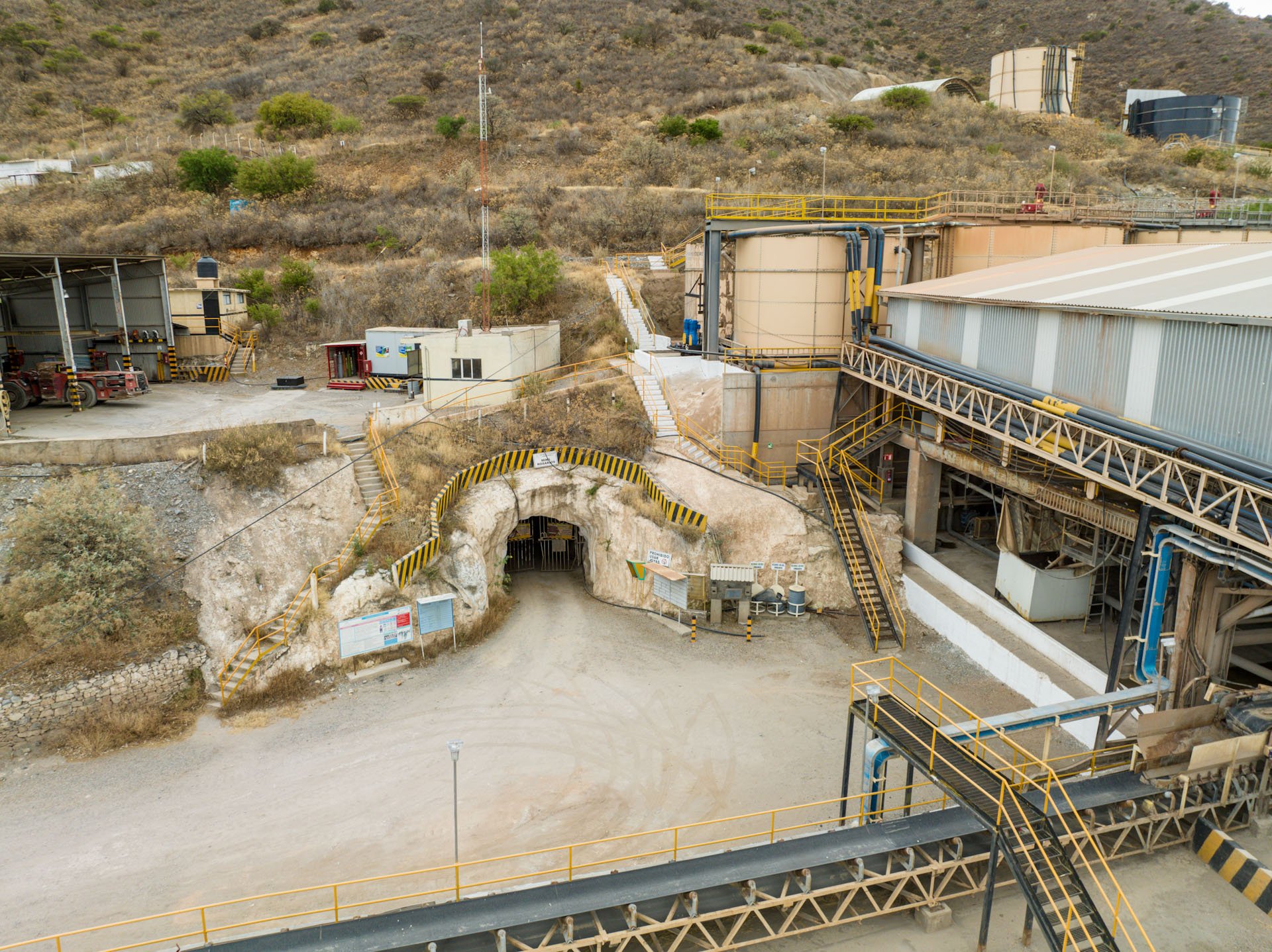 La-Parrilla Minenkomplex; Quelle: Silver Storm Mining La-Parrilla Minenkomplex; Quelle: Silver Storm Mining