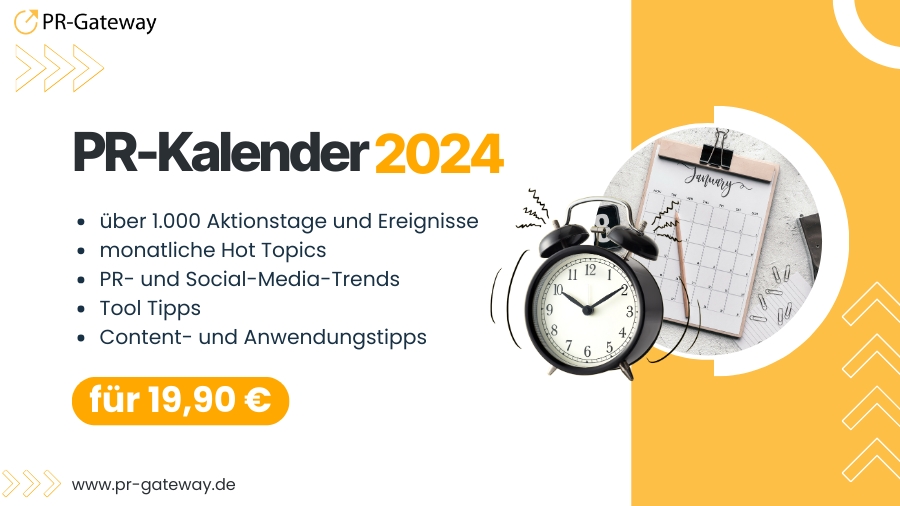 PR-Kalender 2024 (Die Bildrechte liegen bei dem Verfasser der Mitteilung.)